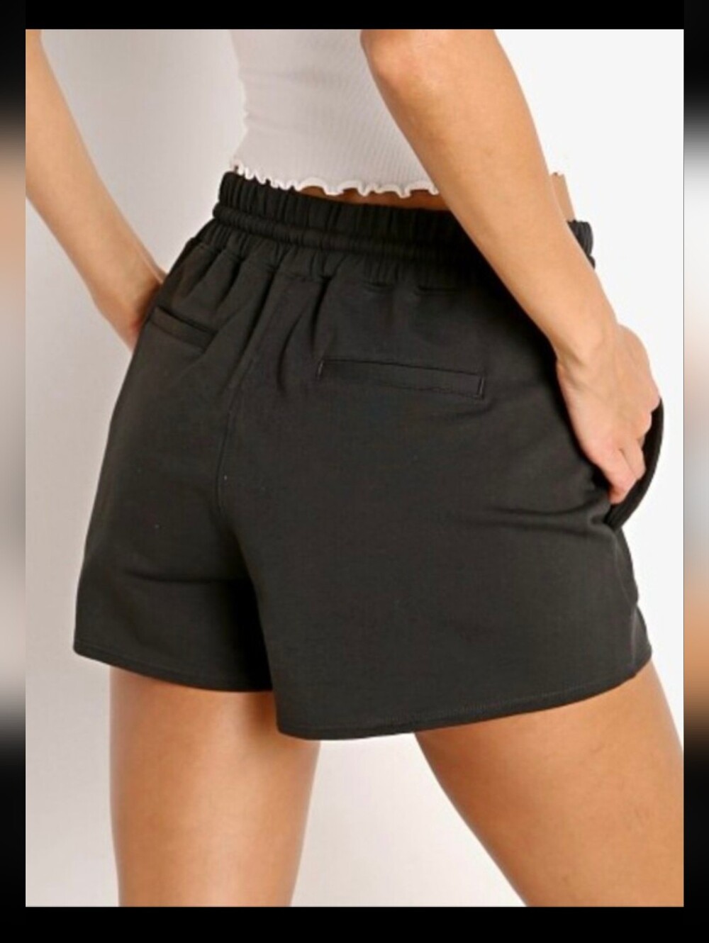 🩶 NWT "Richer Poorer" Gunmetal Grey 🩶Terry Athletic Shorts~